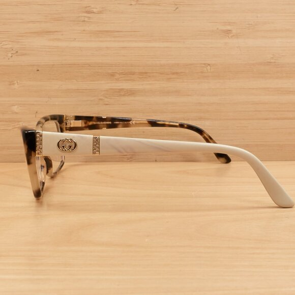Gucci GG3559 L7B Glasses / Tortoise Ivory Frame / Gold GG Logo / Made in Italy - Picture 4 of 10